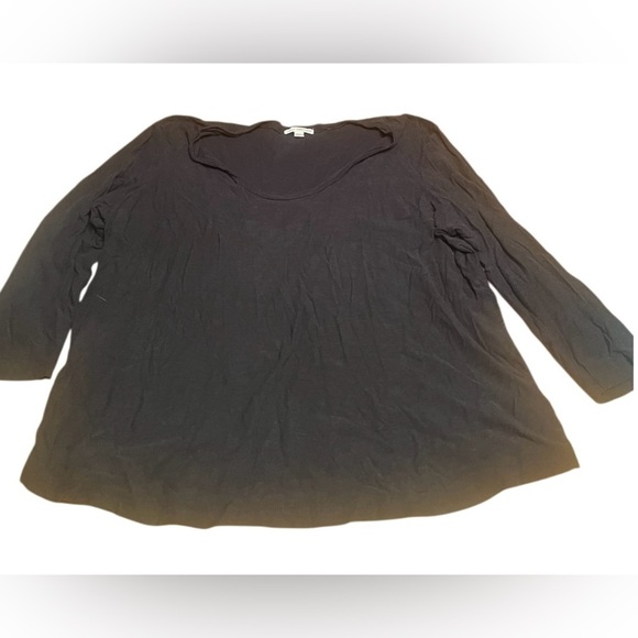 Standard James Perse slub crew tee long sleeve top, size 4. - Picture 1 of 3